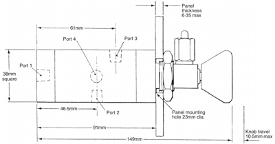 Bifold Marshalsea Lockout Relay Valve, 1200/1201/1205/1206